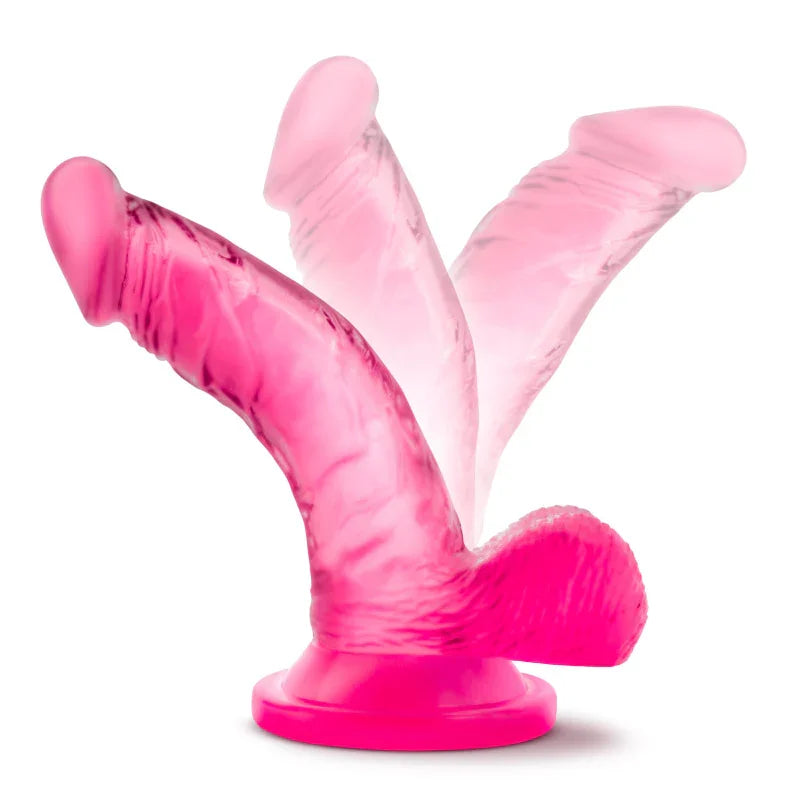 Naturally Yours - 4 Inch Mini Cock - Pink