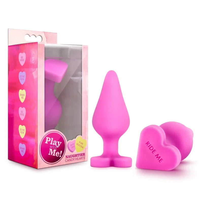 Naughtier Candy Hearts - Ride Me - Pink