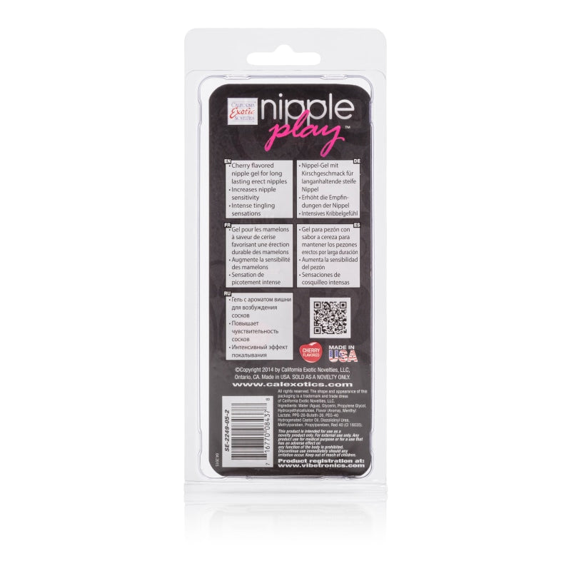 Nipple Play Erect Nipple Gel - Cherry