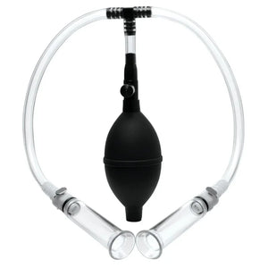 Nipple Pumping System With Detachable Cylinders - MyPleasure