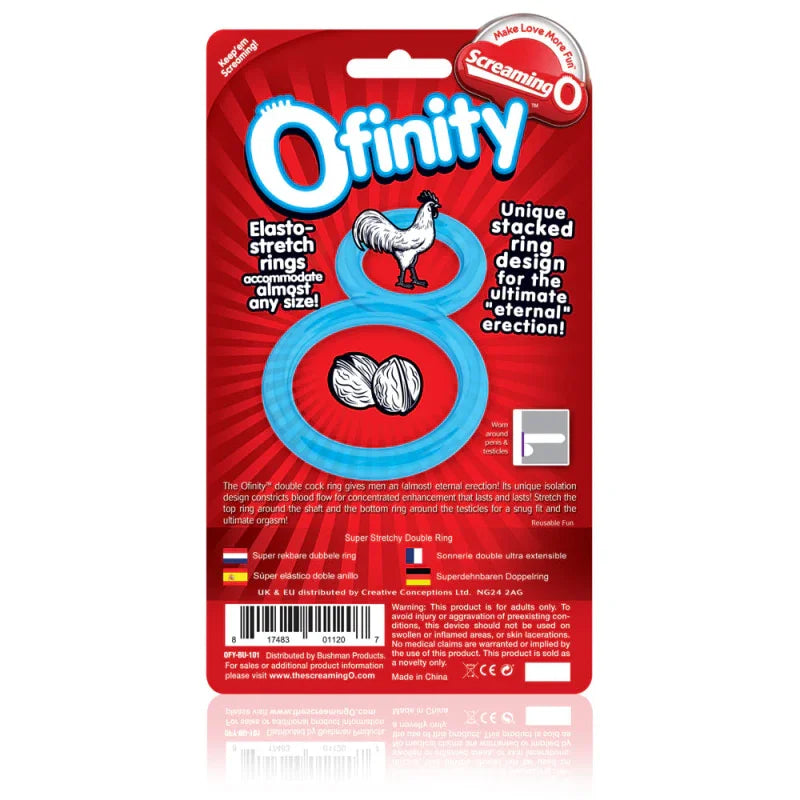 Ofinity Double Ring - Blue