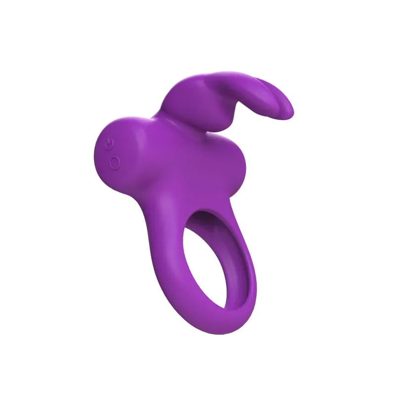 Ohhh Bunny Frisky Bunny Vibrating Ring - Perfectly Purple - MyPleasure