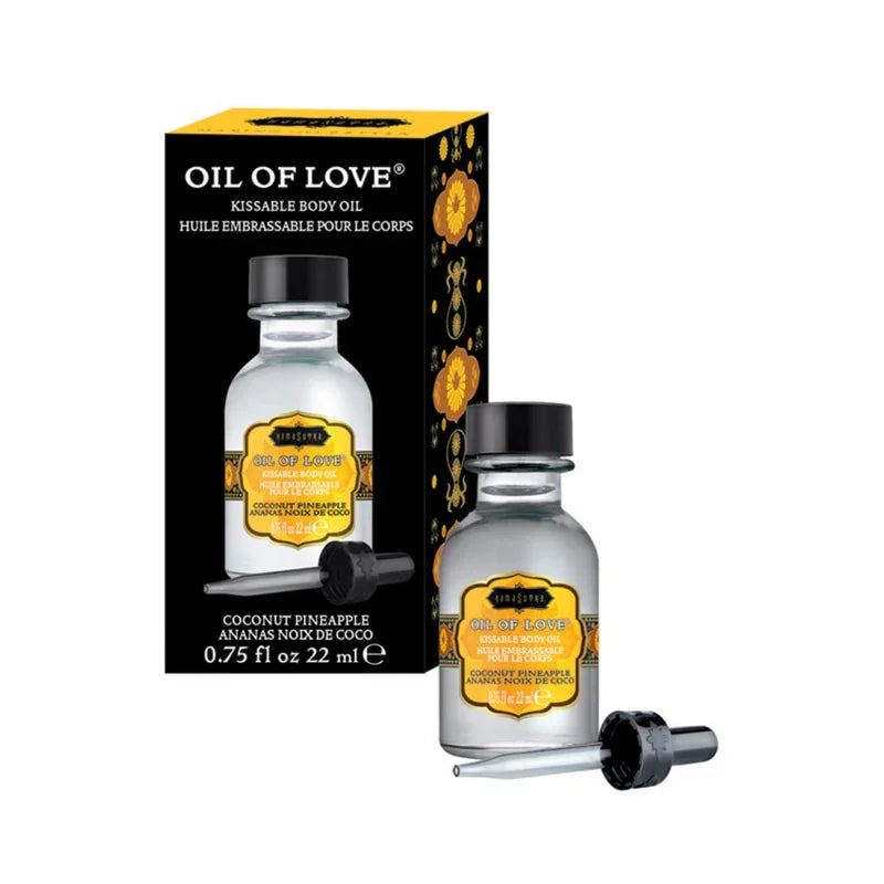Oil of Love - Coconut Pineapple - 0.75 Fl. Oz. / 22 ml - MyPleasure