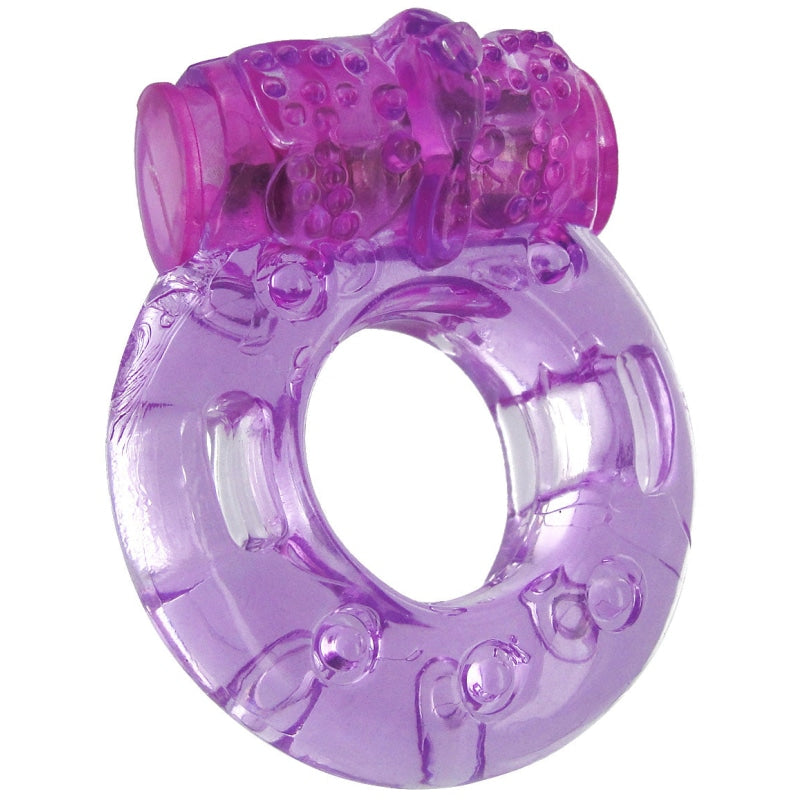 Orgasmic Vibrating Cock Ring - Purple