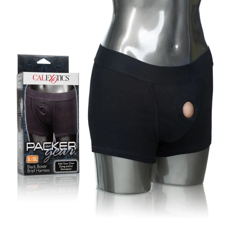 Packer Gear Black Boxer Brief Harness Xl/2xl - MyPleasure