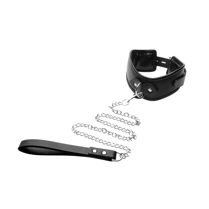 Padded Locking Posture Collar With Leash STR-AE920