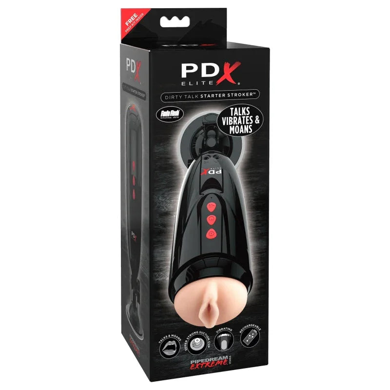 Pdx Elite Dirty Talk Starter Stroker - MyPleasure