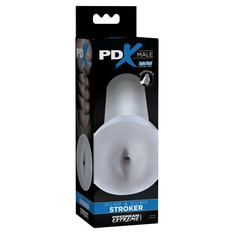 Pdx Male Pump and Dump Stroker Clear - MyPleasure