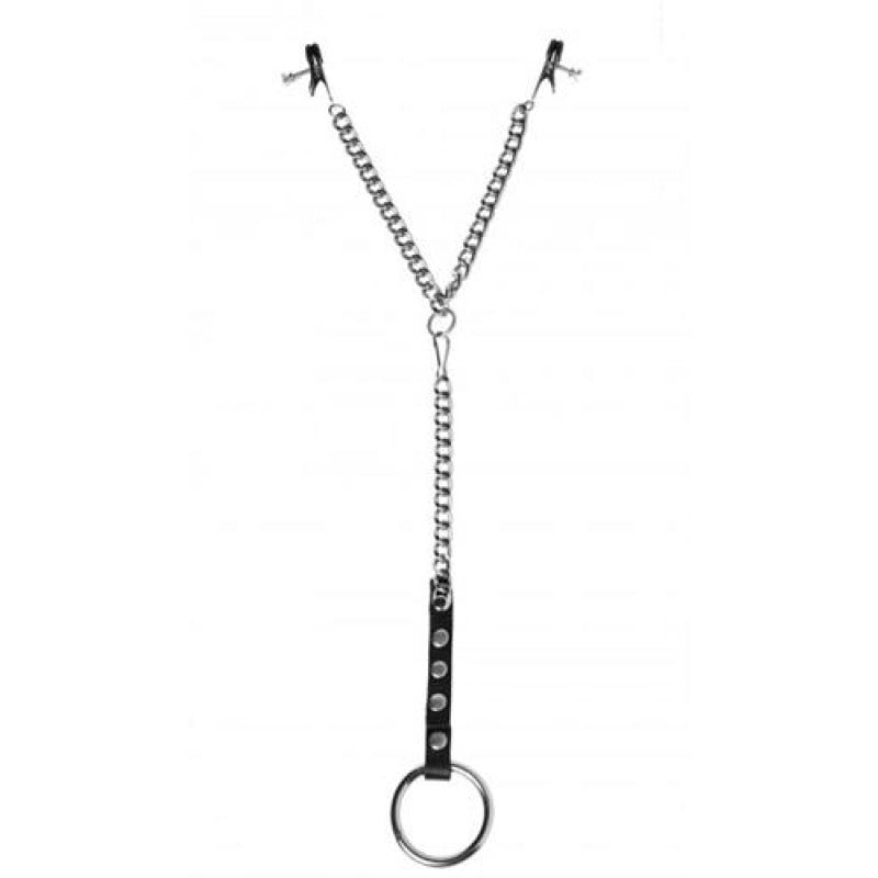 Penitentiary Nipple Clamps and Cockring Set MS-ST184