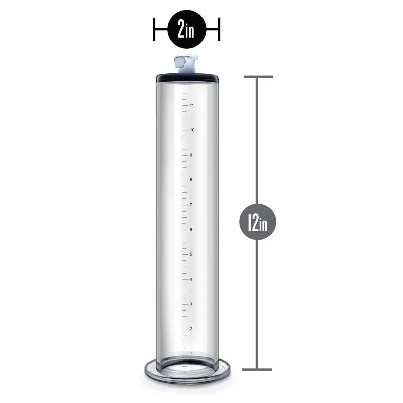 Performance - 12 Inch X 2 Inch Penis Pump Cylinder Clear