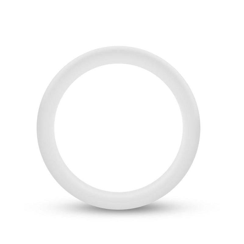 Performance - Silicone Glo Cock Ring - White  Glow