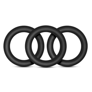 Performance - Vs2 Pure Premium Silicone Cockrings - Small - Black