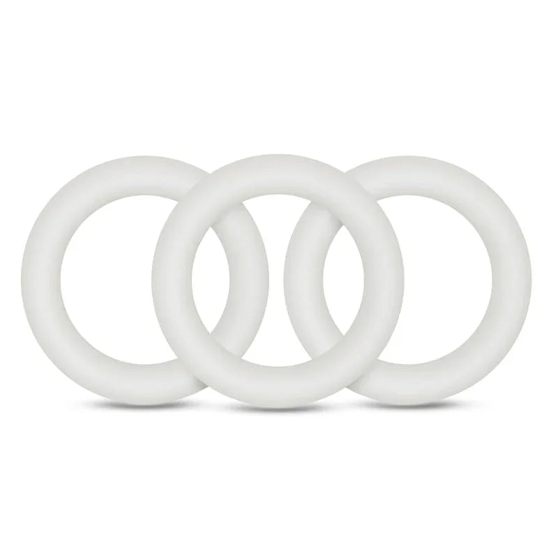 Performance - Vs2 Pure Premium Silicone Cockrings - Small - White