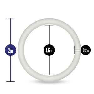Performance - Vs3 Pure Premium Silicone Cockrings - Large - White