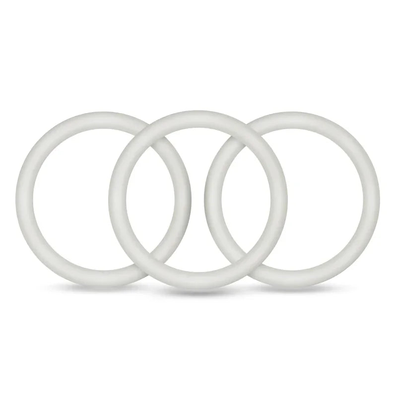 Performance - Vs3 Pure Premium Silicone Cockrings - Large - White