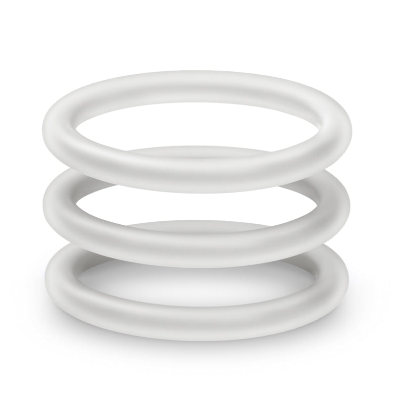 Performance - Vs3 Pure Premium Silicone  Cockrings - Large - White