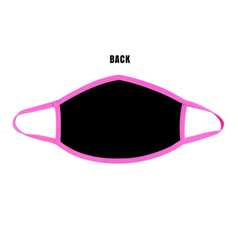 Pinktricity Neon Uv Dust Mask With Pink Trim