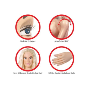 Pipedream Extreme Dollz Hannah Harper Life Size Love Doll - MyPleasure