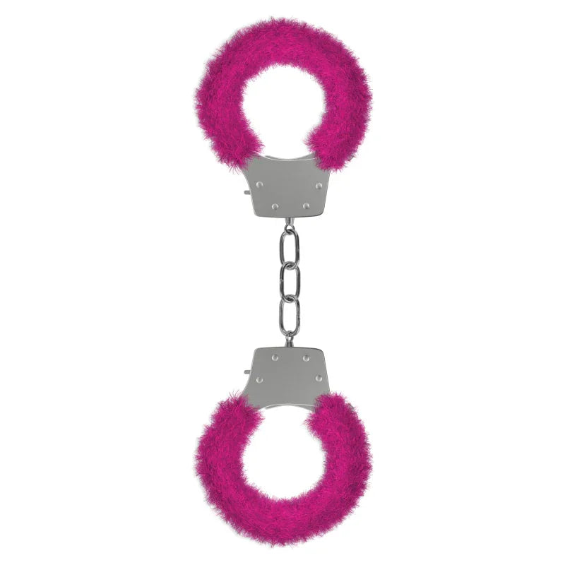 Pleasure Furry Handcuffs - Pink