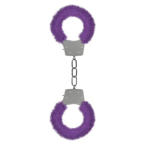 Pleasure Handcuffs Furry - Purple