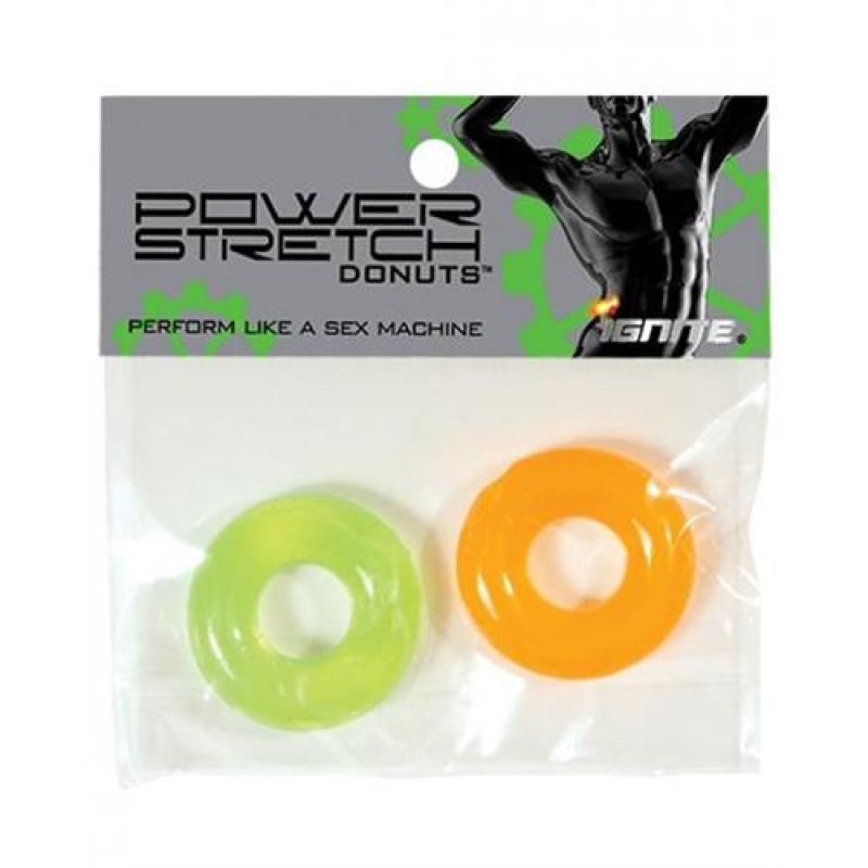 Power Stretch Donuts - 2 Pack - Orange and Green