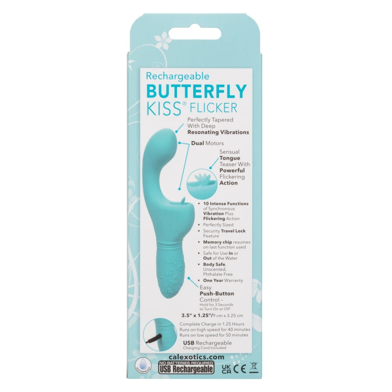 Rechargeable Butterfly Kiss Flicker - Blue