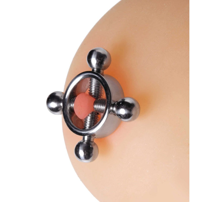 Rings of Fire Stainless Steel Nipple Press Set MS-AD542