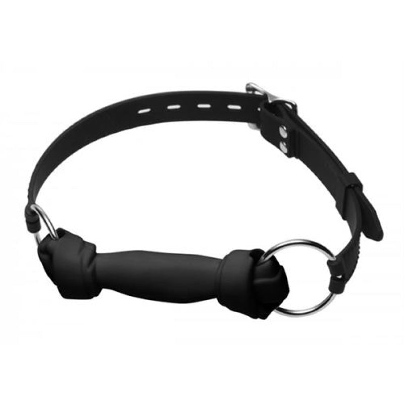 Silicone Bone Gag - Black MS-AD789