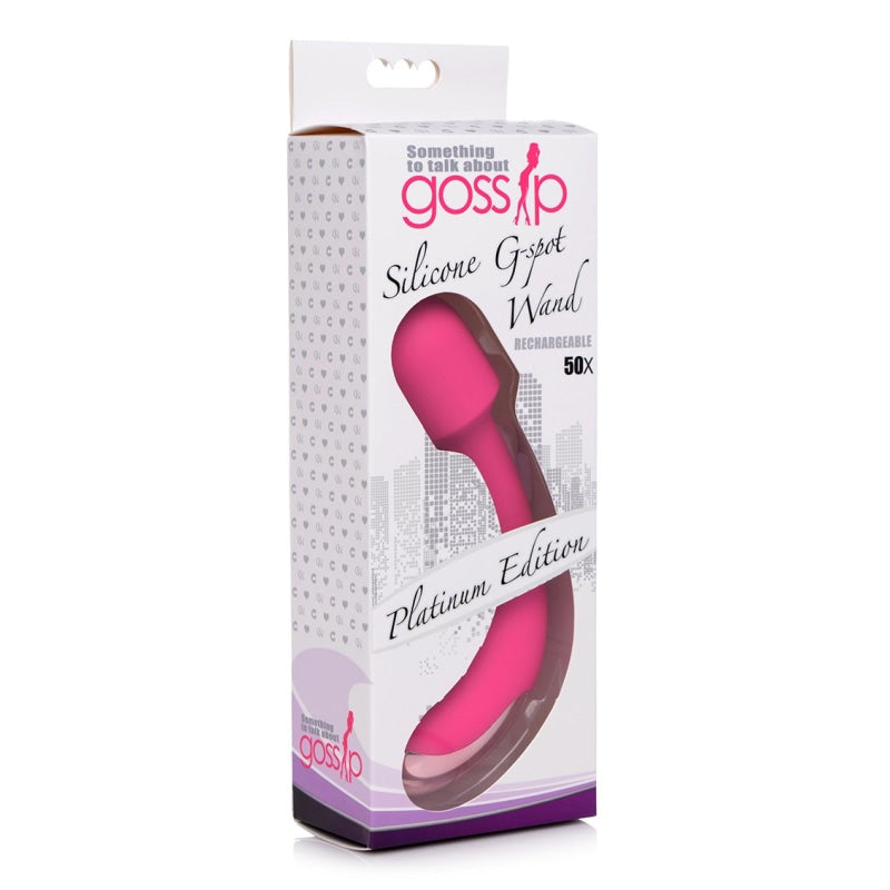 Silicone G Spot Wand - Magenta - Vibrators