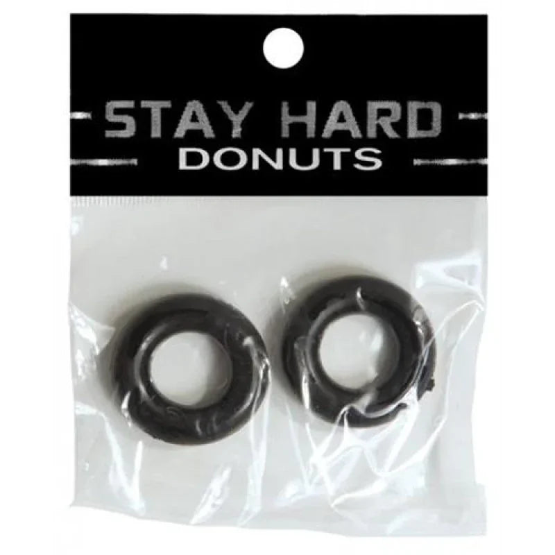 Stay Hard Donuts - 2pack - Black - MyPleasure