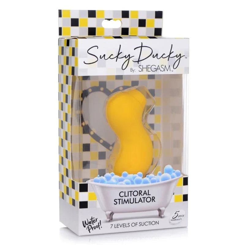 Sucky Ducky Silicone Clitoral Stimulator - Yellow