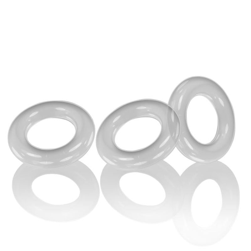 Willy Rings 3-Pack Cockrings - Clear - Cockrings