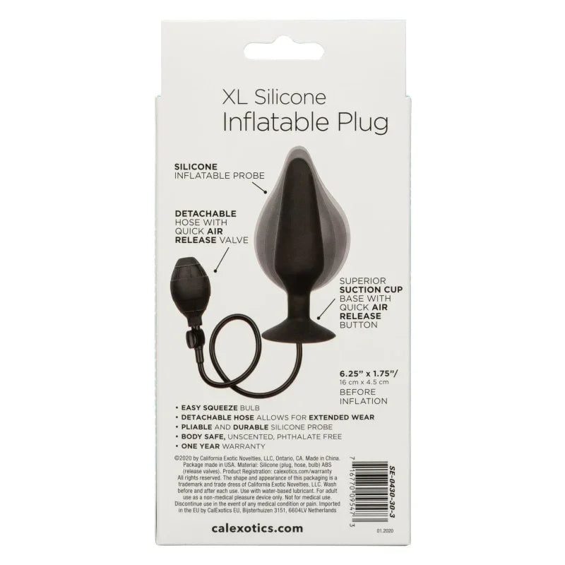 Xl Silicone Inflatable Plug - MyPleasure